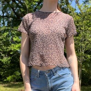 3/$30🪩 Y2K / Vintage Sheer Crop Top